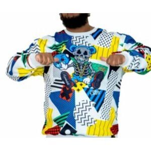 Screenshot Men Long Sleeve Graphic Sweater Size XL